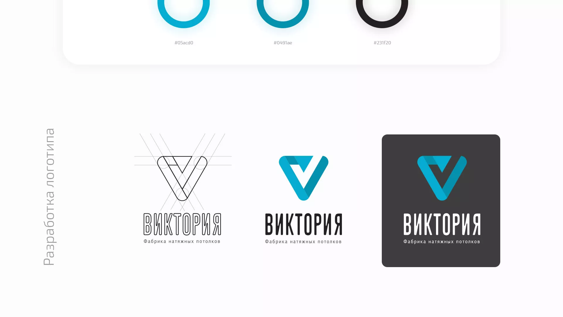 Разработка фирменного стиля компании по продаже и установке натяжных потолков в Лебедяни